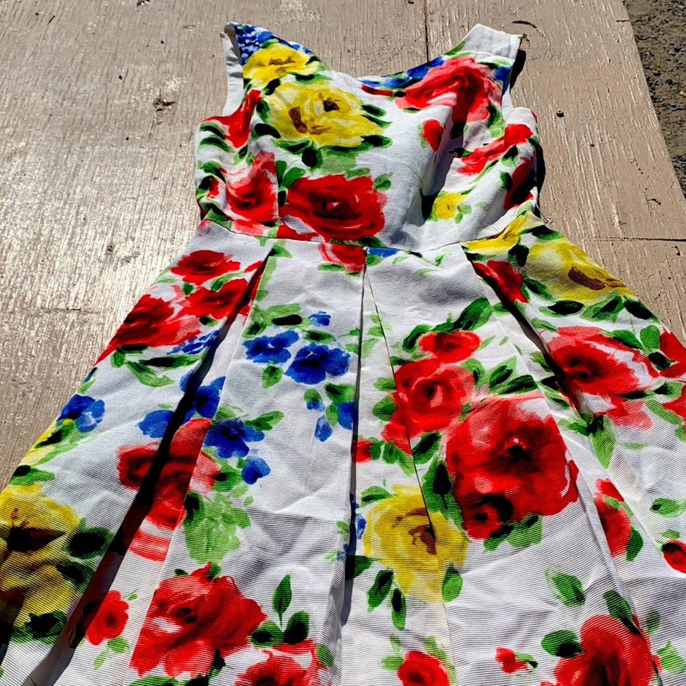 Beautiful Sleeveless Flower Dress